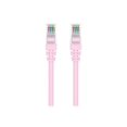 thumbnail image 4 of Belkin High Performance - Patch cable - RJ-45 (M) to RJ-45 (M) - 3 ft - UTP - CAT 6 - molded, snagless - pink - for Omniview SMB 1x16, SMB 1x8; OmniView SMB CAT5 KVM Switch, 4 of 6