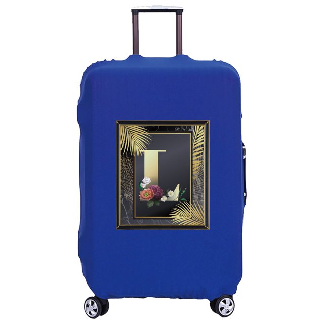 New Travel Suitcase Luggage Covers Protective Covers Scratch Proof Dust Cover Reusable Dust Cover Fgolden Pattern Series 8golden L L