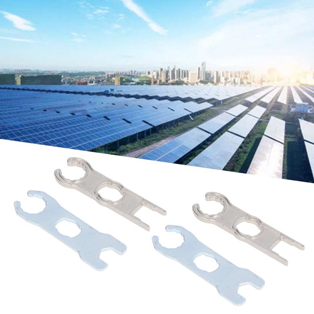 Solar Connector Wrench, Increased Efficiency Solar Connector Tool Spanners Easy To Carry 2Sets Aluminum Alloy Material For Assemble Wire Connector