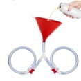 thumbnail image 4 of bedienty Sealing Valve Beer Bong Funnel Party Companion Spring Break Double tube, 4 of 6