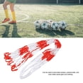 thumbnail image 3 of Basketball Ball Carry Mesh, Red And White Large Sports Ball Bag Nylon  For School, 3 of 8