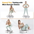 thumbnail image 4 of MERACH Compact Vibration Plate Exercise Machine, Mini Whole Body Vibrating Muscle Toner with Remote Control, 4 of 9