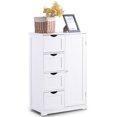 thumbnail image 1 of Patiojoy 4 Drawer Bathroom Cabinet Storage Wooden, 1 of 7