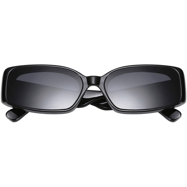 FEISEDY Creative Rectangle Sunglasses Women Fashion Thick Frame UV400 Protection B2462