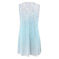 thumbnail image 4 of Besolor Robe à Paillettes pour Femmes 2024 Tendance à Encolure Goutte d'Eau Robe d'Été Scintillante Ligne A Fluide Plage Fête Mini Robes d'Été, 4 of 5