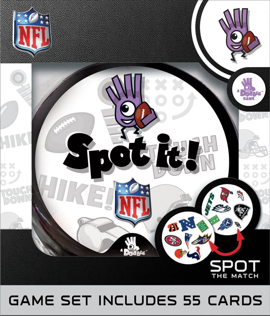 Masterpieces Puzzle Company NFL "Spot It!" Jeu De Cartes