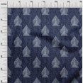thumbnail image 2 of oneOone Cotton Cambric Fabric Leaves & Tree Block Decor Fabric Printed BTY 56 Inch Wide, 2 of 4