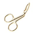 thumbnail image 3 of Bunblic 2xScissors Poignée Épilation des Sourcils Décapant Confortable Poignée Outils de Maquillage Épilation Tondeuse, Aureate, 3 Pcs, 3 of 8