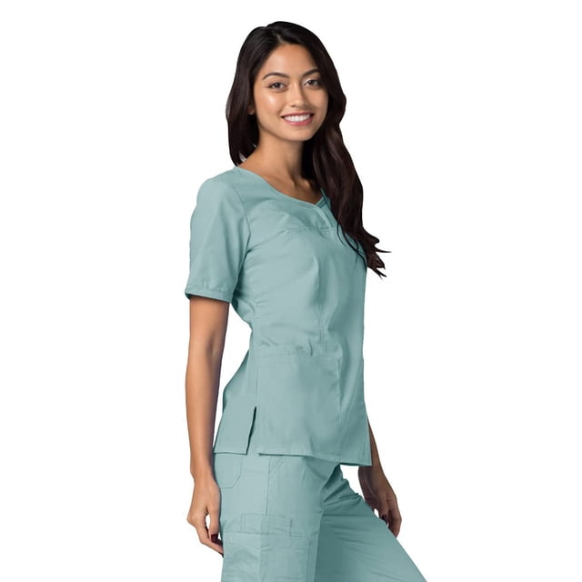 Adar Universal Women's V-Neck Scrub Top, Adult