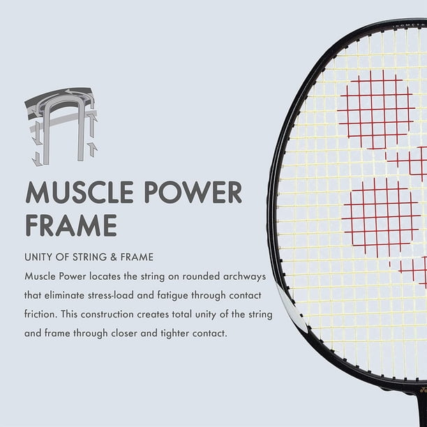 Yonex MUSCLE POWER 29 Carbon Graphite Strung Badminton Racket With