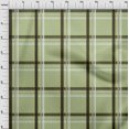 thumbnail image 3 of oneOone Viscose Chiffon Light Green Fabric Madras Check Craft Projects Decor Fabric Printed By The Yard 42 Inch Wide, 3 of 4