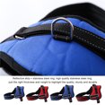 thumbnail image 4 of Corde de Traction Réglable Extérieure Coffre pour Animaux de Compagnie Non-pull Respirant Poignée Rembourrée Harnais Non-pull Marche Laisse Gilet Doux Poignée Rembourrée Accessoires Animaux de Compagnie Fournitures Bleu M, 4 of 8