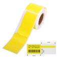 thumbnail image 1 of Tignapoo Yellow Thermal Cable Label Stickers for DP23 Series Printers - 30*45mm & 50mm, 80 Sheets per Roll, Durable Synthetic Paper for Easy Identification and Organization, 1 of 6