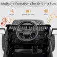thumbnail image 4 of OLAKIDS 12V Ride On Truck, Battery Powered Electric Vehicle for Kids with Remote Control, Foldable Reflective Mirror, Spring Suspension, 4 of 9