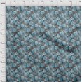 thumbnail image 4 of oneOone Cotton Poplin Blue Fabric Abstract Floral Sewing Craft Projects Fabric Prints By Yard 42 Inch Wide-2rb, 4 of 5
