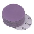 thumbnail image 1 of Unique Bargains 30 Pack 3-Inch Purple Sanding Discs 2500 Grits Hook & Loop Professional Aluminum Oxide Sandpaper, 1 of 5