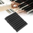 thumbnail image 4 of Piano Noir Clé, Mat 10cm Pianos Durables Keytop 10pcs Instrument Accessoire pour le Remplacement, 4 of 8
