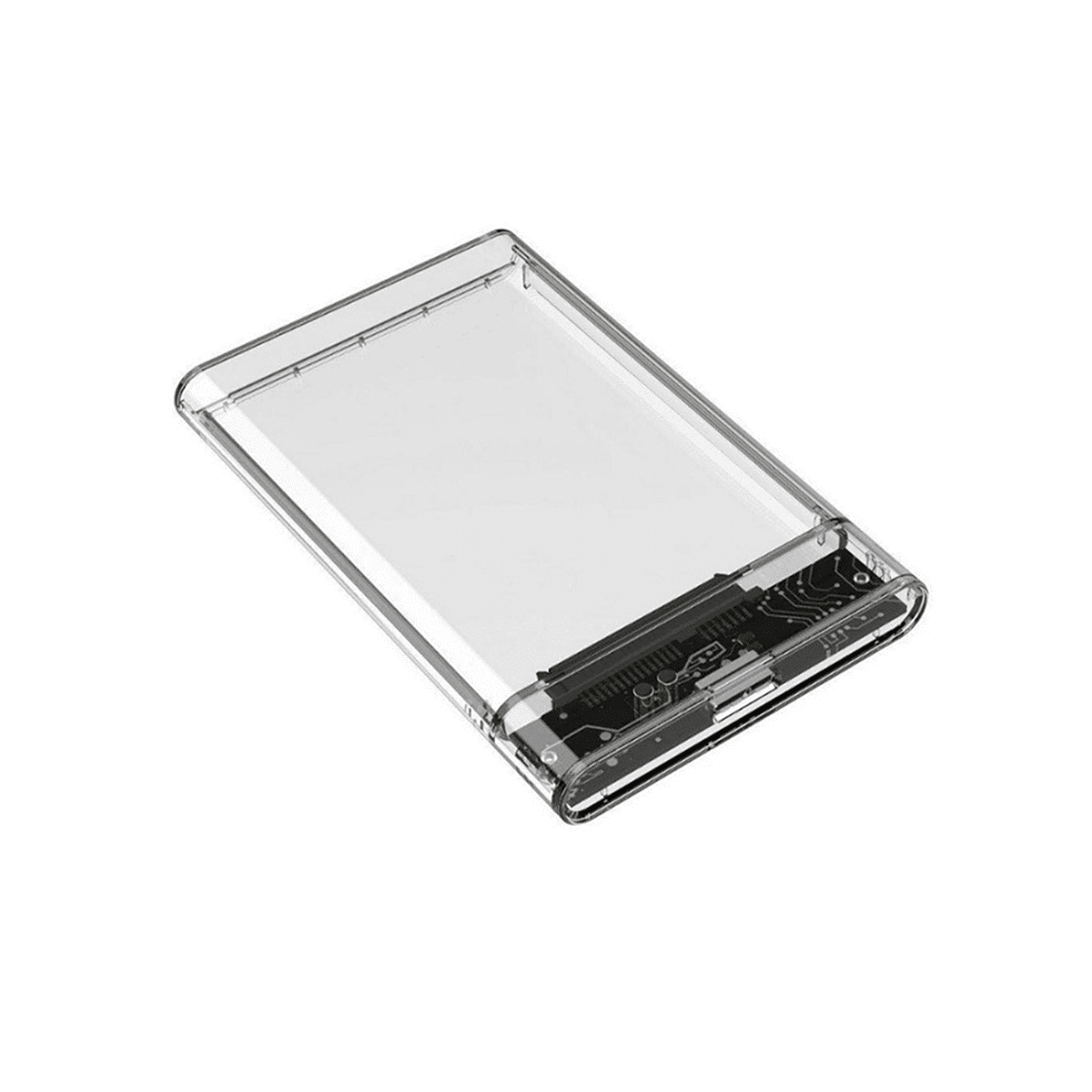 Transparent Gray HDD Case for Hard Box 2.5 Inch HDD Enclosure SATA to USB 3.0 Type-C 3.1 External Hard Drive Case