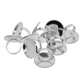 thumbnail image 4 of Rongfmy Cabochon Vierge pour Fabrication de Bijoux Blanc Doré, 4 of 9