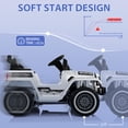 thumbnail image 3 of Alician 12V Kids Ride on Truck Car4 Wheeler Electric Vehicles with Remote ControlSpring Suspension3 SpeedsLED Lights Music MP3 Battery Powered Ride on Toy, 3 of 6