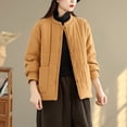 thumbnail image 4 of Lovzfmll Versatile Casual Jacket, Thicker Style for Fall and Winter Yellow, L, 4 of 6