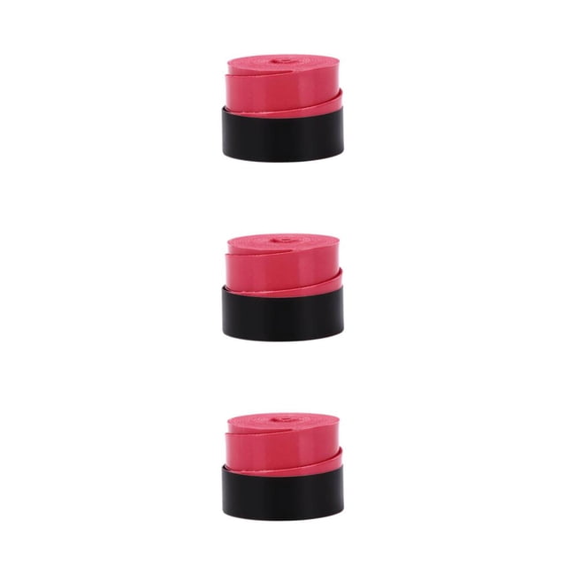 mmirethe Badminton Racket With Quick To Dry Technology - Long Lasting Grip Tape Multiple Surface Racket Over red roll pack 3Set