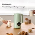 thumbnail image 1 of Multifunctional soymilk maker, automatic nut milk maker, 800ml, 8 functions with self-cleaning, digital display, mint green, 1 of 8