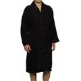 thumbnail image 1 of Superior Coton Égyptien Unisexe Coton Éponge Bain Robe Black Extra Large, 1 of 1