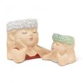 thumbnail image 3 of Tête en Main avec Jardinière Supérieure Rouge, 3 of 3