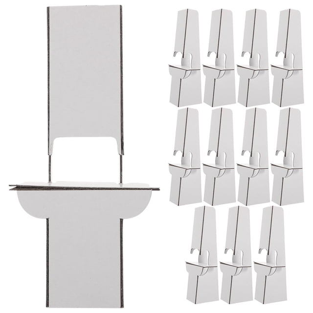 12 Pcs Support de Chevalet en Carton pour Affiche Support de Chevalet pour Panneau de Mariage Support de Photo Chevalet en Carton