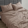 thumbnail image 2 of Nestl Full Sheet Set, 1800 Series Microfiber Deep Pocket 4 Piece Bed Sheet Set, 2 of 8