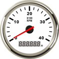 thumbnail image 1 of 85mm Marine Tachometer 3000 4000 6000 RPM Tacho Meter Gauge Red Backlight With LCD Hour Meter For Car Boat Truck Auto 12V/24V ,Wide Applicability, 1 of 7