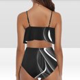 thumbnail image 4 of LSLJS Ensemble de Maillot de Bain Bikini à Volants pour Femmes, Ensembles de Bikini pour Femmes, 4 of 5