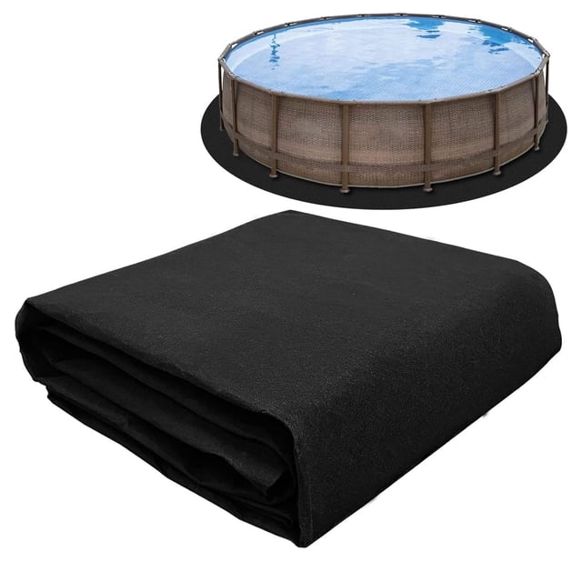 Doublure de Piscine, Coussinage à Faible Compression Tapis de Piscine 4 Mètres Haute Densité Réutilisable et Durable pour Usage Domestique