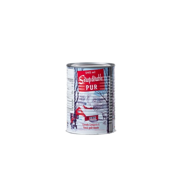 TMTC - Sirop d'érable pur Foncé, Goût Robuste 540 ml