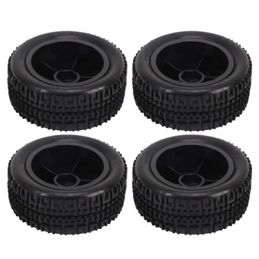 1/16 Scale RC Car Tires, 4Pcs Strong Cushioning Replacement RC Tires  For Remote Control Model