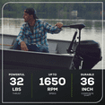 thumbnail image 3 of Greenworks 12V 32lbs Trolling Motor (Tool Only), 3 of 10