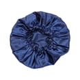 thumbnail image 4 of Bonnet pour Femmes en Satin Bonnet Bonnet de Sommeil Protection des Cheveux Bonnet de Sommeil pour Bleu, 4 of 9