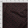 thumbnail image 3 of oneOone Viscose Jersey Red Fabric Floral Sewing Craft Projects Fabric Prints By Yard 60 Inch Wide, 3 of 5