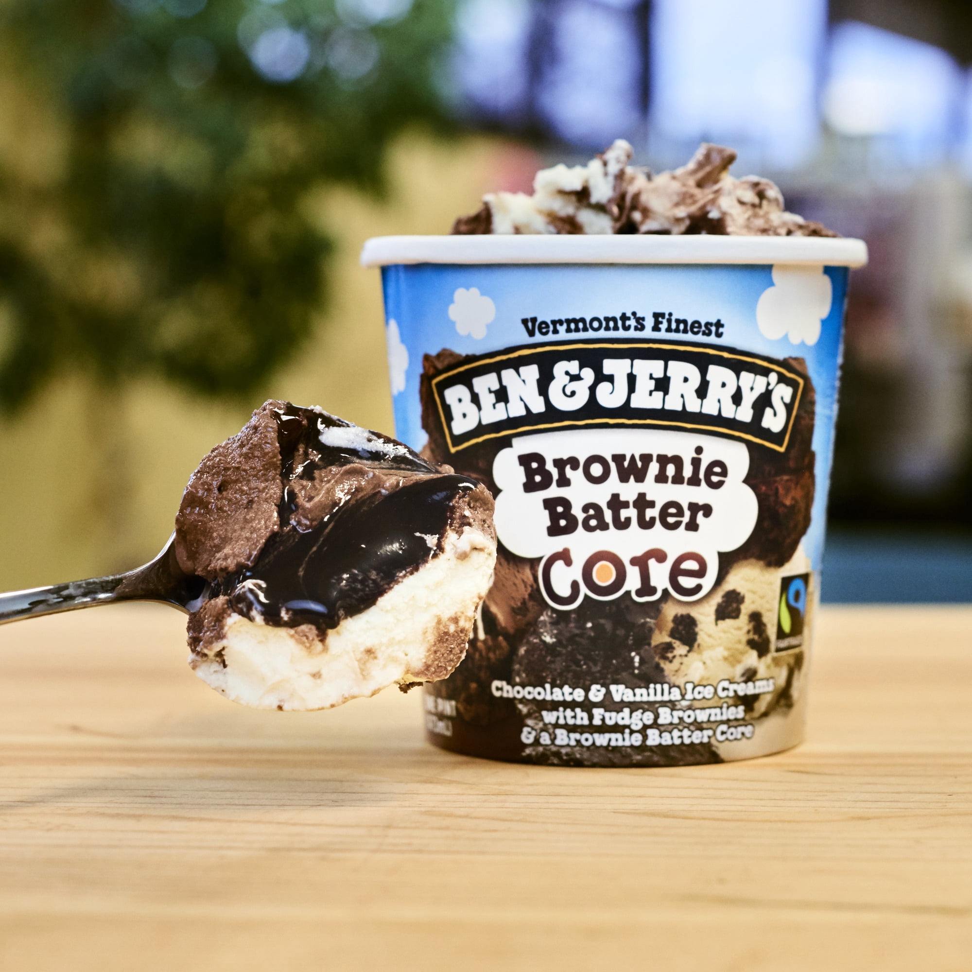 Ben & Jerry's Crème Glacée Centre de Pâte à Brownie 473 ml