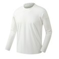 thumbnail image 2 of AherBiu Plus Size Men's Long Sleeve Shirts Crewneck Quick Drying Lightweight Athletic Tees Running Workout Active Pullover Tops, 2 of 7