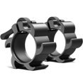 thumbnail image 1 of Synergee Black Aluminium Barbell Collars Locking 2" Weight Clamps, 1 of 6