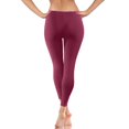 thumbnail image 5 of Workout  Fashion Casual Solid Color Ribbed Seamless Workout High Waist Athletic Pants Soft Comfy Elastic Compression Yoga Leggings, 5 of 5