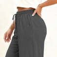 thumbnail image 4 of AUNVITO Women's Plus Size Casual Drawstring Sweatpants with Pockets for Sporty and Comfortable Style, 4 of 6