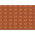 thumbnail image 1 of Ahgly Company Tapis Rectangulaire Orange Lavable en Machine, 2 Pieds x 5 Pieds, 1 of 7