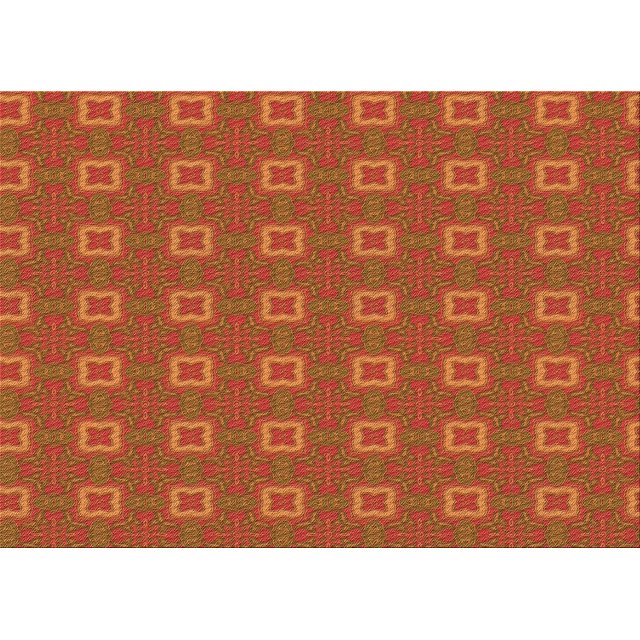 Ahgly Company Tapis Rectangulaire Orange Lavable en Machine, 2 Pieds x 5 Pieds
