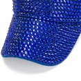 thumbnail image 4 of Fgnfyis Bling Rhinestones Sport Hats Adjustable Summer Cap Visor Caps Unisex Golf Hat Blue, 4 of 6
