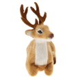 thumbnail image 4 of veasfak Simulation Lying Sika Deer Reindeer Elk Animal Model Figurine Home Decor Arts 8, 4 of 8