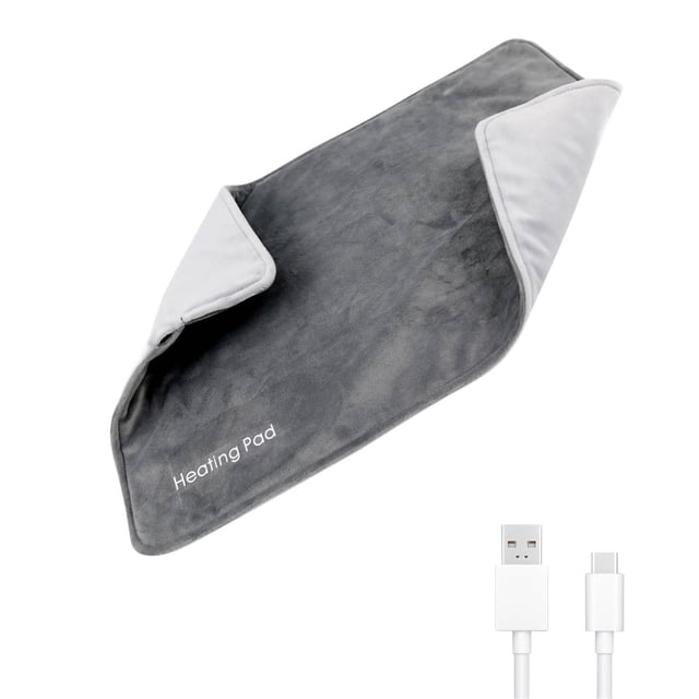 SDNall Heated Blanket Throw, Super Soft Blanket, Usb to Usb Cable, USB Heated Blanket - 15W High-Power, 55 Degrees Heating, Machine Washable, Temperature Control Protection