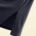 thumbnail image 5 of Débardeurs Femme, Camisole Femme Couleur Unie Fendue avec Coussinet de Poitrine Style Mince pour Porter à l'Intérieur et à l'Extérieur Sans Manches Dos Haut Col Rond, 5 of 5